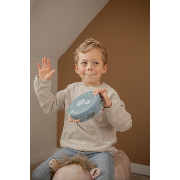 Label Label Blauw Houten Tamboerijn LLWT-04489