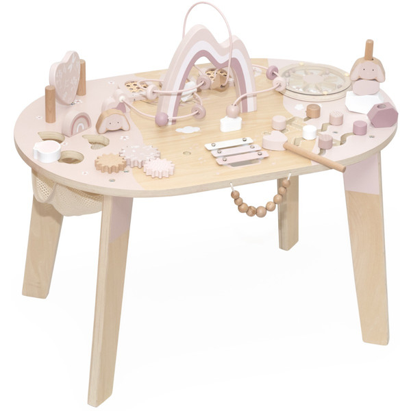 Label Label Roze Houten Activiteitentafel LLWT-10381