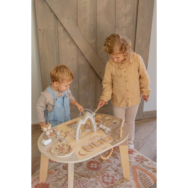 Label Label Nougat Houten Activiteitentafel LLWT-10398