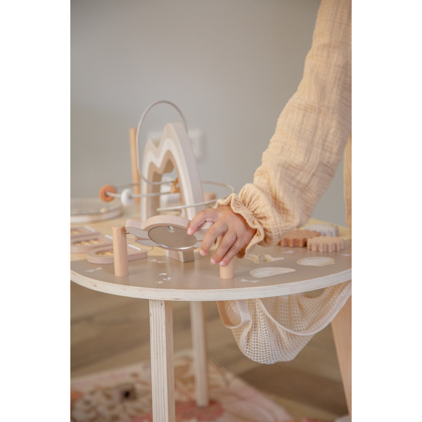 Label Label Nougat Houten Activiteitentafel LLWT-10398
