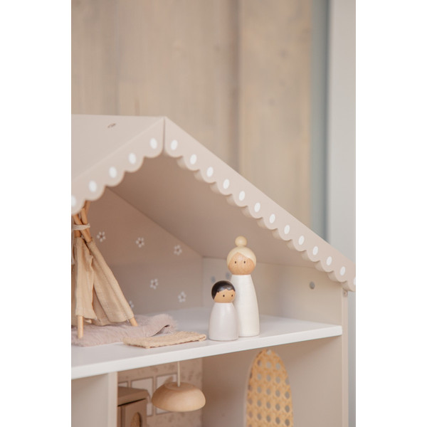 Label Label Nougat Houten Poppenhuis LLWT-10473
