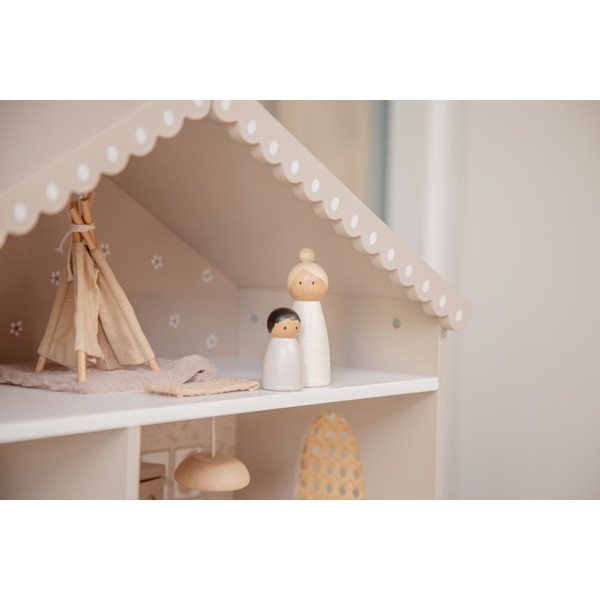 Label Label Nougat Houten Poppenhuis LLWT-10473