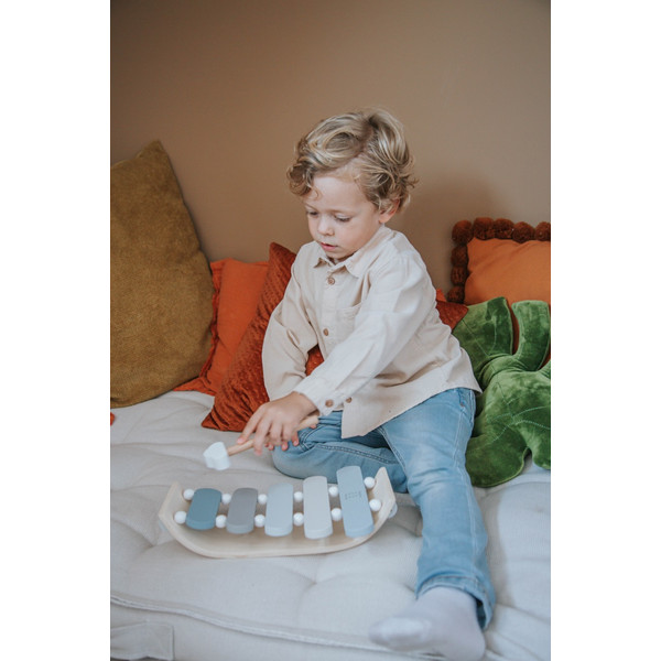 Label Label Blauw Houten Xylofoon LLWT-25477