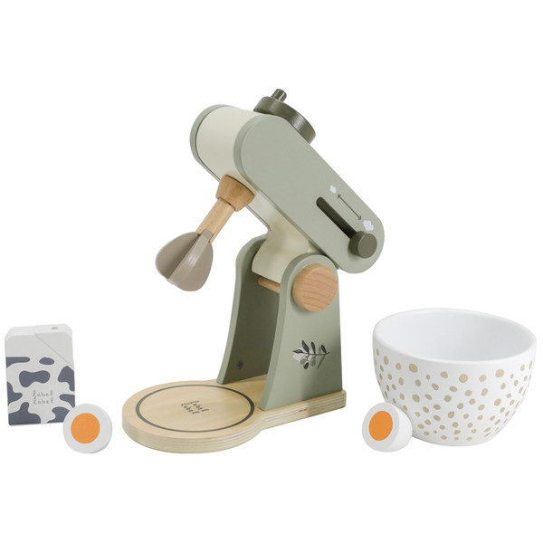 Label Label Olijfgroen Houten Keukenmixer LLWT-27631