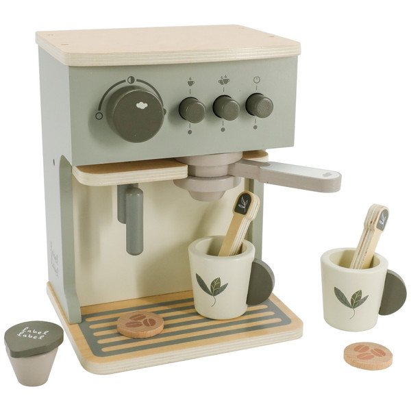 Label Label Olijfgroen Houten Espresso Machine LLWT-27648