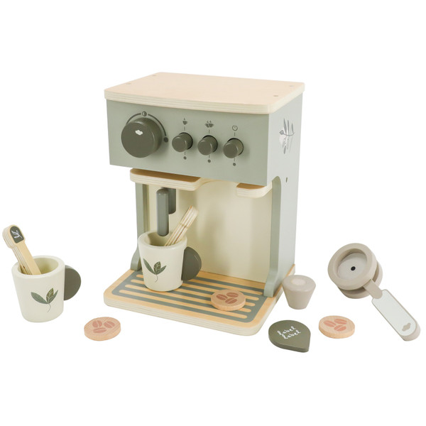 Label Label Olijfgroen Houten Espresso Machine LLWT-27648