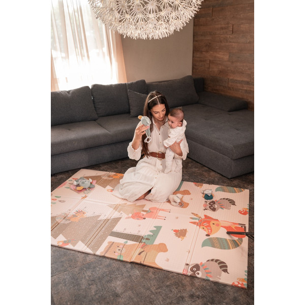 Lorelli Buddies & Stars 120x180 cm Omkeerbare Speelmat