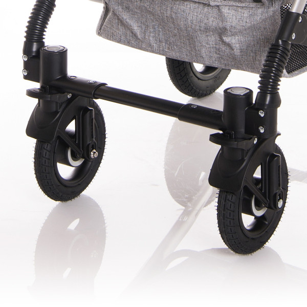 Lorelli Alba Premium Opaline Grey 3-in-1 Combi Kinderwagen incl. Spirit Autostoel