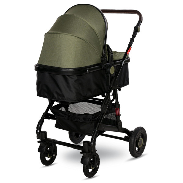 Lorelli Alba Premium Loden Green 3-in-1 Combi Kinderwagen incl. Spirit Autostoel