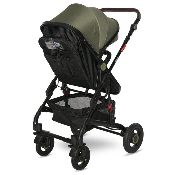 Lorelli Alba Premium Loden Green 3-in-1 Combi Kinderwagen incl. Spirit Autostoel