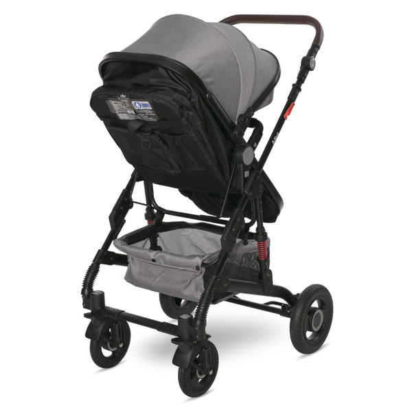 Lorelli Alba Premium Opaline Grey 3-in-1 Combi Kinderwagen incl. Spirit Autostoel