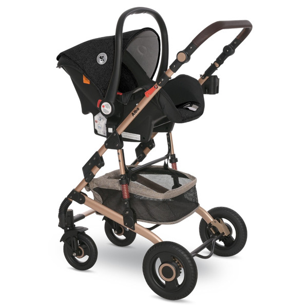 Lorelli Alba Premium Pearl Beige 3-in-1 Combi Kinderwagen incl. Spirit Autostoel