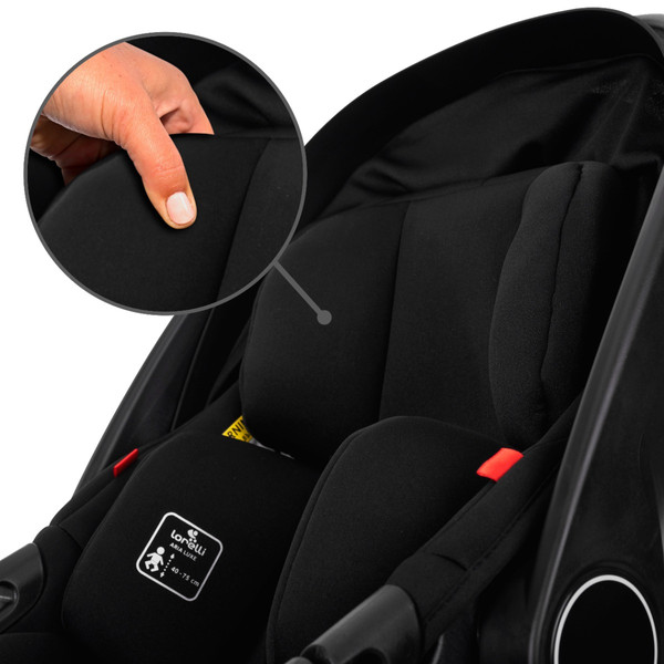 Lorelli Aria Luxe Black 40-87 cm i-Size Autostoel 1007186 2401