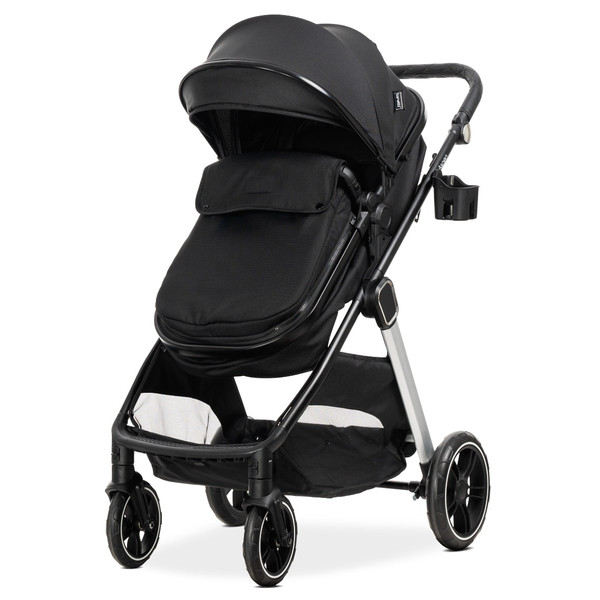 Lorelli Aspen Black 3-in-1 Combi Kinderwagen incl. i-Size Autostoel