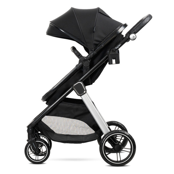 Lorelli Aspen Black 3-in-1 Combi Kinderwagen incl. i-Size Autostoel