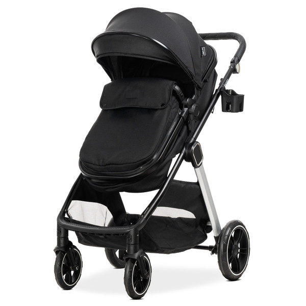 Lorelli Aspen Black 3-in-1 Combi Kinderwagen incl. i-Size Autostoel