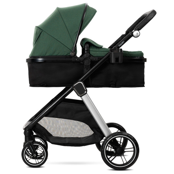 Lorelli Aspen Green 3-in-1 Combi Kinderwagen incl. i-Size Autostoel
