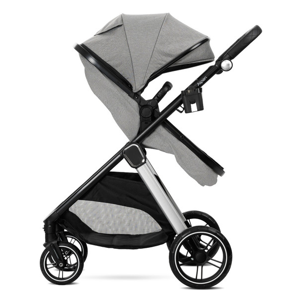 Lorelli Aspen Grey 3-in-1 Combi Kinderwagen incl. i-Size Autostoel