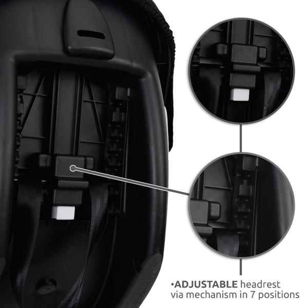 Lorelli Bianca Black 3-in-1 Kinderwagen incl. i-Size Autostoel 1002201-2501