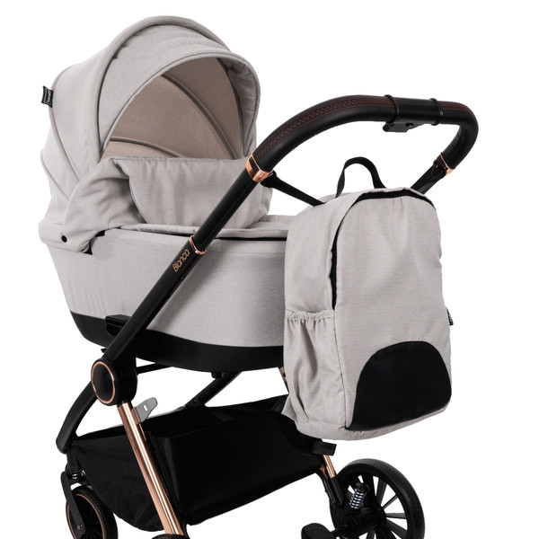 Lorelli Bianca Grey 3-in-1 Kinderwagen incl. i-Size Autostoel 1002201-2506