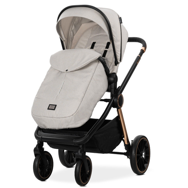 Lorelli Bianca Beige 3-in-1 Kinderwagen incl. i-Size Autostoel 1002201-2507