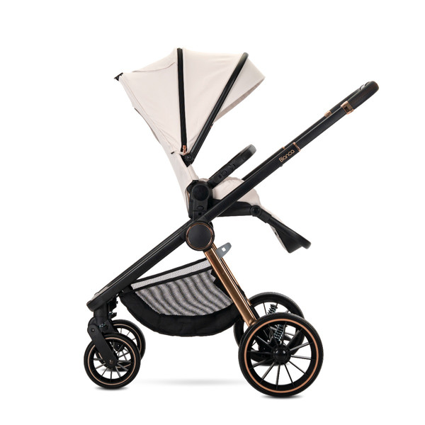 Lorelli Bianca Beige Latte 3-in-1 Kinderwagen incl. i-Size Autostoel