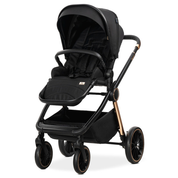 Lorelli Bianca Black 3-in-1 Kinderwagen incl. i-Size Autostoel