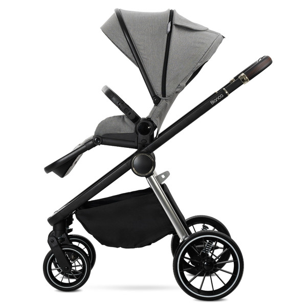 Lorelli Bianca Grey 3-in-1 Kinderwagen incl. i-Size Autostoel 1002201-2506