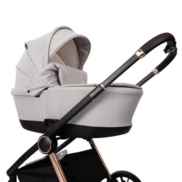 Lorelli Bianca Warm Beige 3-in-1 Kinderwagen incl. i-Size Autostoel