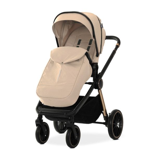 Lorelli Bianca Warm Beige 3-in-1 Kinderwagen incl. i-Size Autostoel