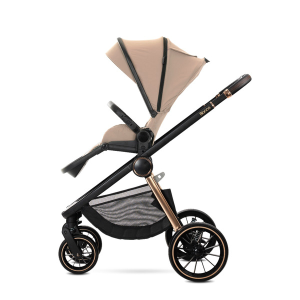 Lorelli Bianca Warm Beige 3-in-1 Kinderwagen incl. i-Size Autostoel
