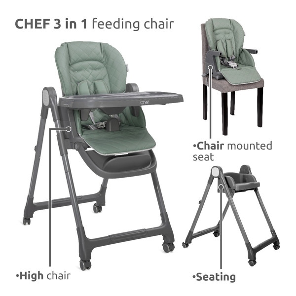 Lorelli Chef Beige 3-in-1 Kinderstoel 1010052-2507
