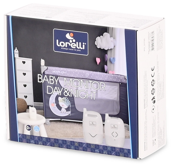 Lorelli Day & Night Blue Audio Babyfoon 1028015 0002