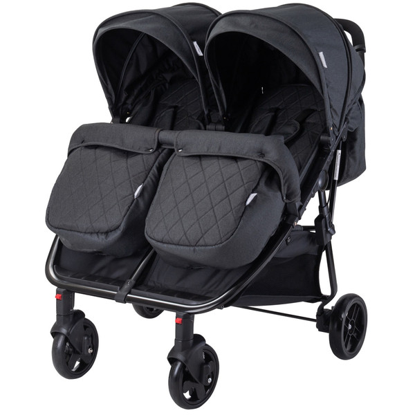 Lorelli Duo Black Duowagen incl. Luiertas 1002154-2305
