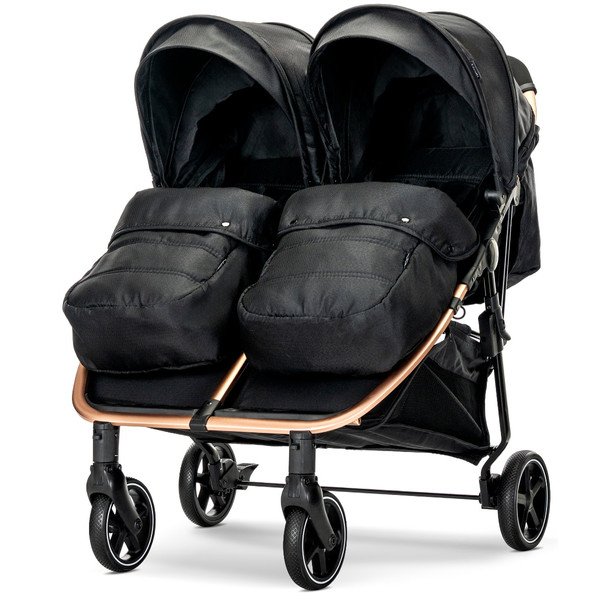 Lorelli Duo Black/Gold Duowagen incl. Luiertas