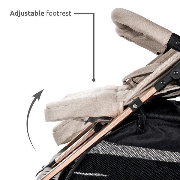Lorelli Duo Black/Gold Duowagen incl. Luiertas
