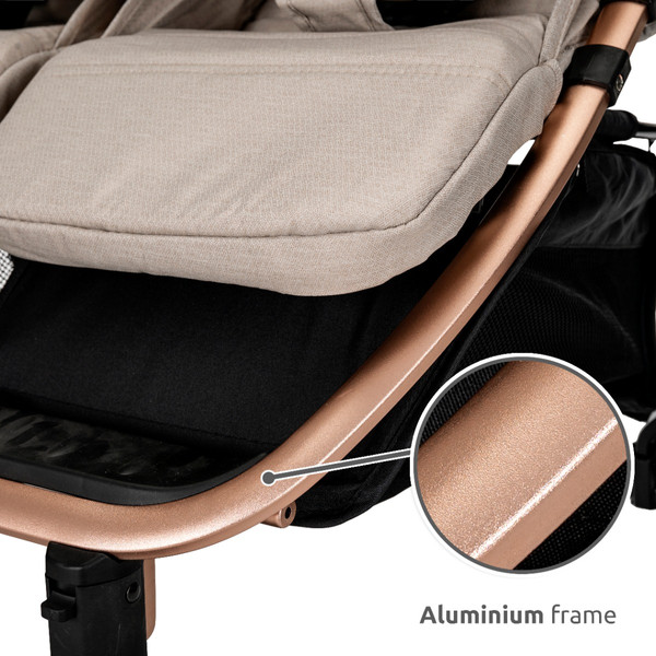 Lorelli Duo Black/Gold Duowagen incl. Luiertas