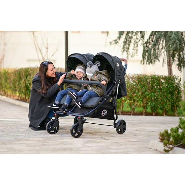 Lorelli Duo Cool Grey Duowagen incl. Luiertas 1002154-2386