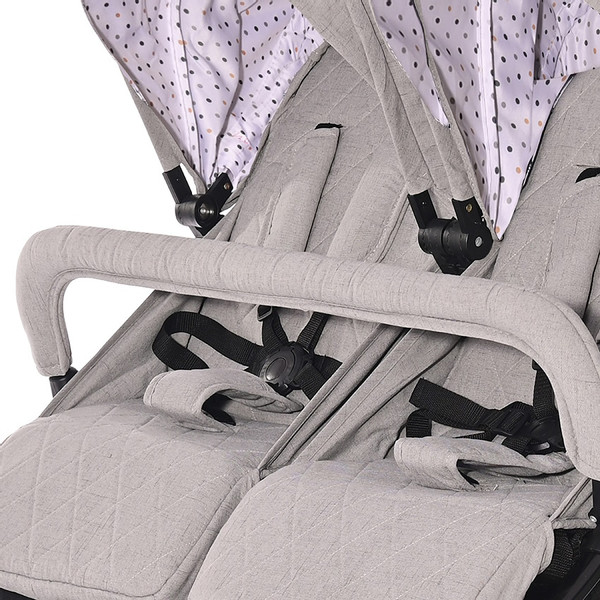 Lorelli Duo Cool Grey Duowagen incl. Luiertas 1002154-2386