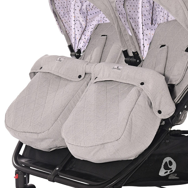 Lorelli Duo Cool Grey Duowagen incl. Luiertas 1002154-2386