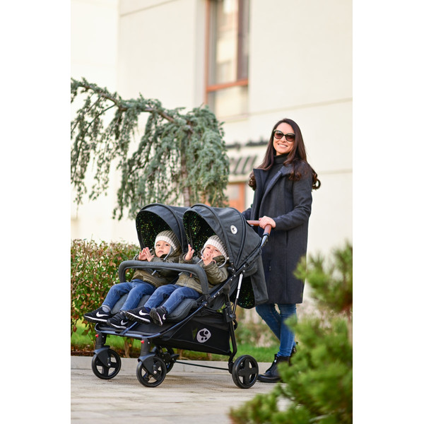 Lorelli Duo Cool Grey Duowagen incl. Luiertas 1002154-2386