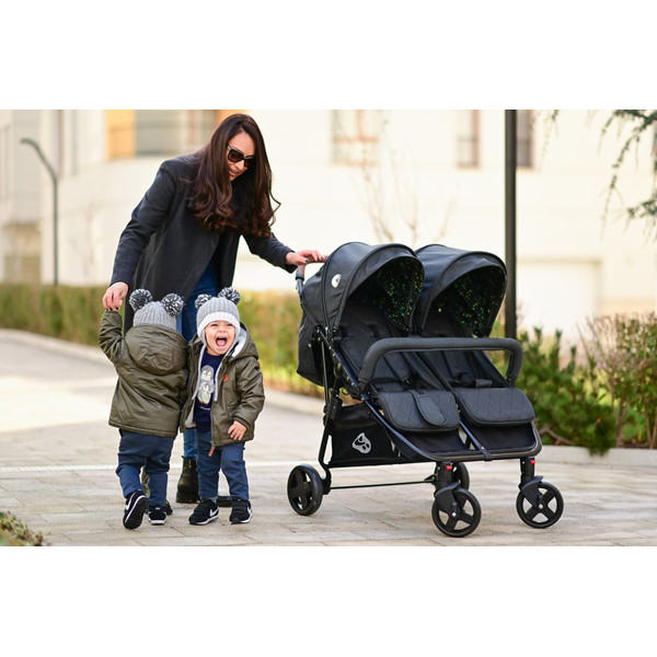 Lorelli Duo Cool Grey Duowagen incl. Luiertas 1002154-2386