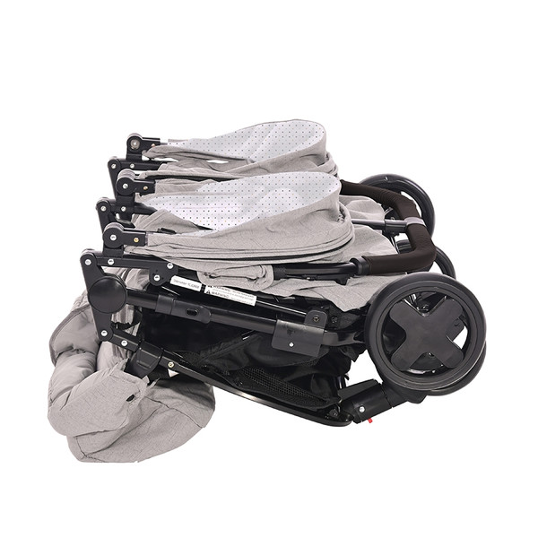Lorelli Duo Black Duowagen incl. Luiertas 1002154-2305
