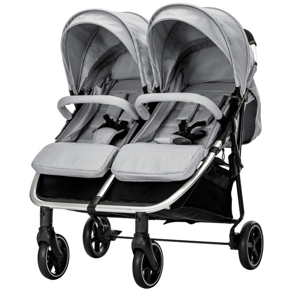 Lorelli Duo Grey/Silver Duowagen incl. Luiertas