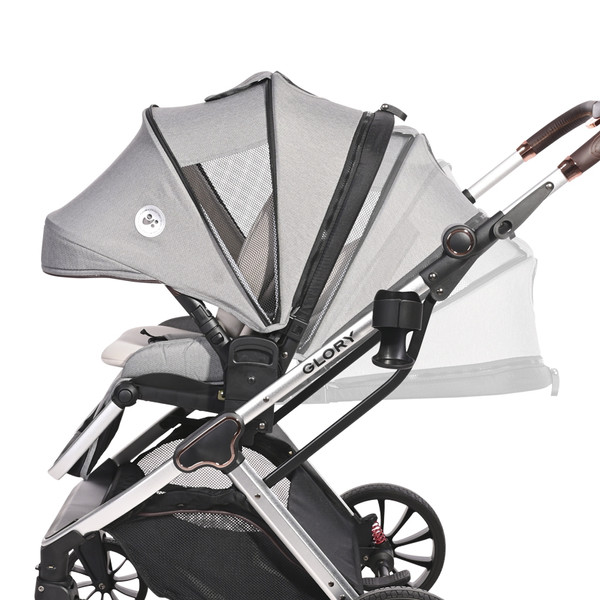 Lorelli Glory Pearl Beige 3-in-1 Kinderwagen incl. Spirit Autostoel