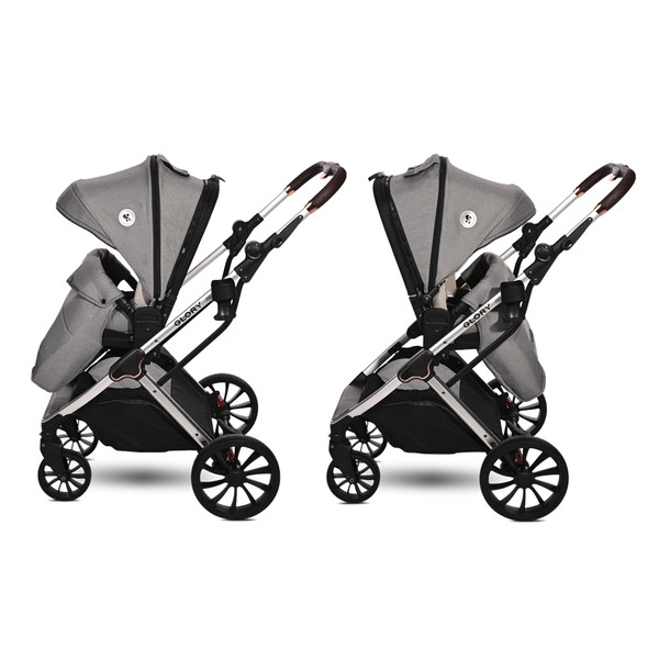 Lorelli Glory Pearl Beige 3-in-1 Kinderwagen incl. Spirit Autostoel