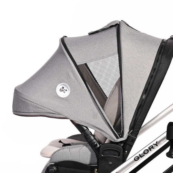 Lorelli Glory Pearl Beige 3-in-1 Kinderwagen incl. Spirit Autostoel