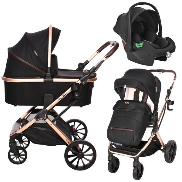 Lorelli Glory Black Diamonds 3-in-1 Kinderwagen incl. Spirit Autostoel