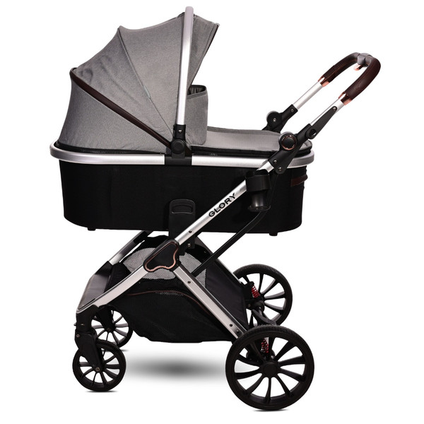 Lorelli Glory Opaline Grey 3-in-1 Kinderwagen incl. Spirit Autostoel