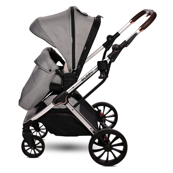 Lorelli Glory Opaline Grey 3-in-1 Kinderwagen incl. Spirit Autostoel